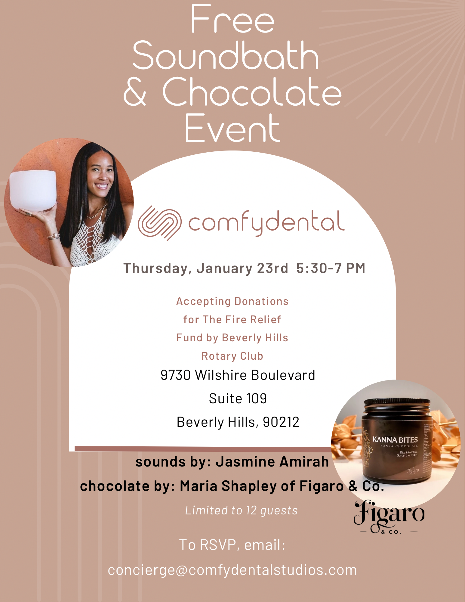 free soundbath & chocolate event beverly hills